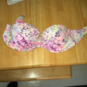 Strapless VS bathing suit top